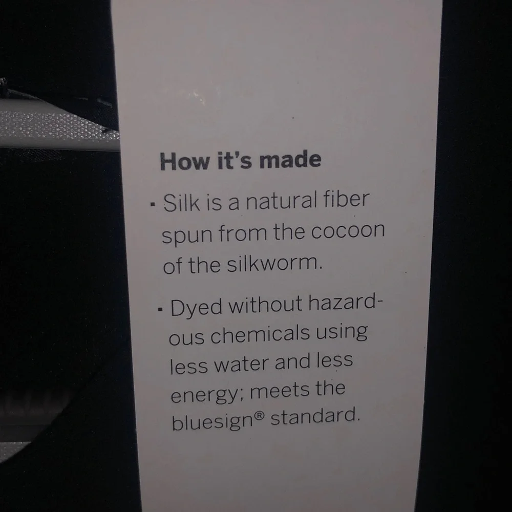 Eileen Fisher Silk Georgette Crepe Sleeveless Black Midi Dress L - Picture 6 of 9